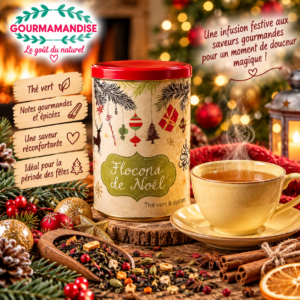 Thé vert flocons de Noël 100g