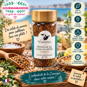 Pépites de sel fumé au hêtre - Danemark 110g