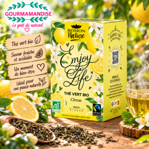Thé vert Citron Enjoy Life BIO boîte de 18 sachets