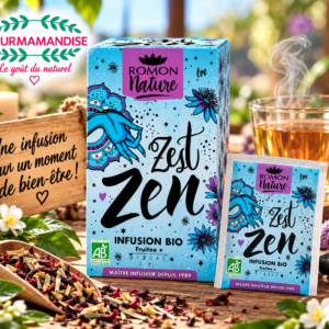 Zest Zen BIO boîte de 16 sachets infusion