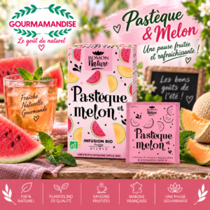 Pastèque - Melon Bio boîte de 16 sachets Infusion