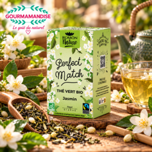 Thé Vert Jasmin Perfect Match BIO boîte de 16 sachets