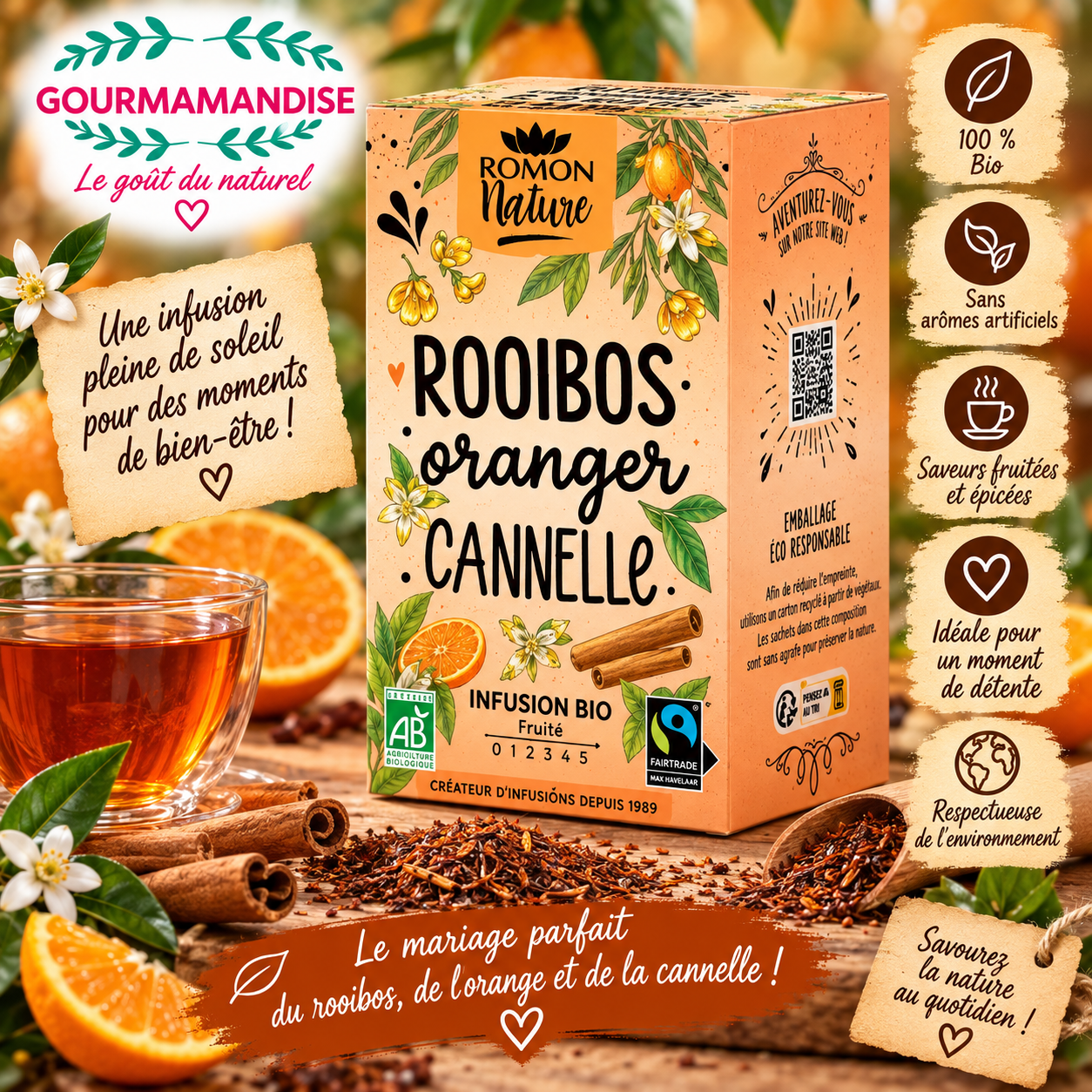 ROOIBOS ORANGE CANNELLE