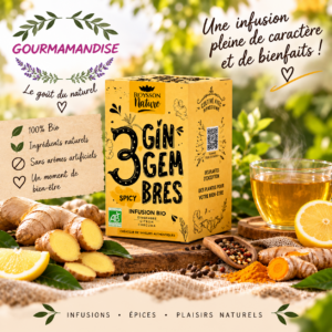 3 Gingembres boîte de 16 sachets ( infusion )