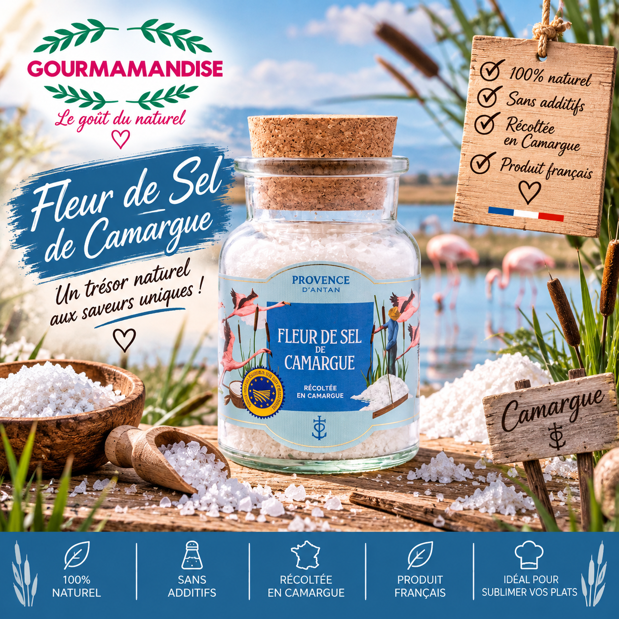 FLEUR DE SEL DE CAMARGUES