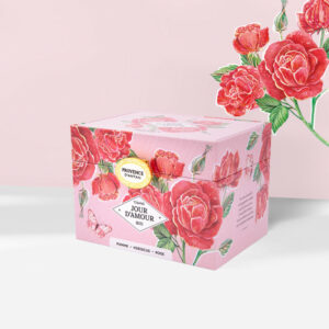 Coffret Métal Jour d'Amour boîte de 20 sachets