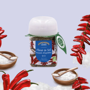 Fleur de Sel au Piment d'Espelette AOP Bio