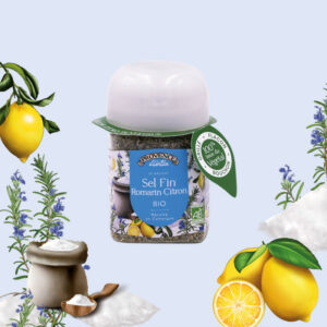 sel fin romarin citron