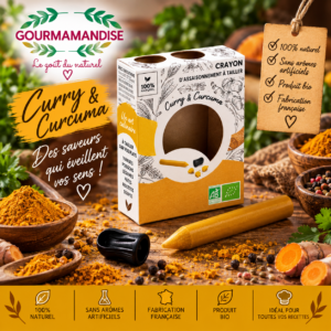 Crayon Curry et Curcuma BIO